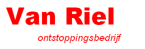 Logo van Ontstoppingsbedrijf van Riel BV